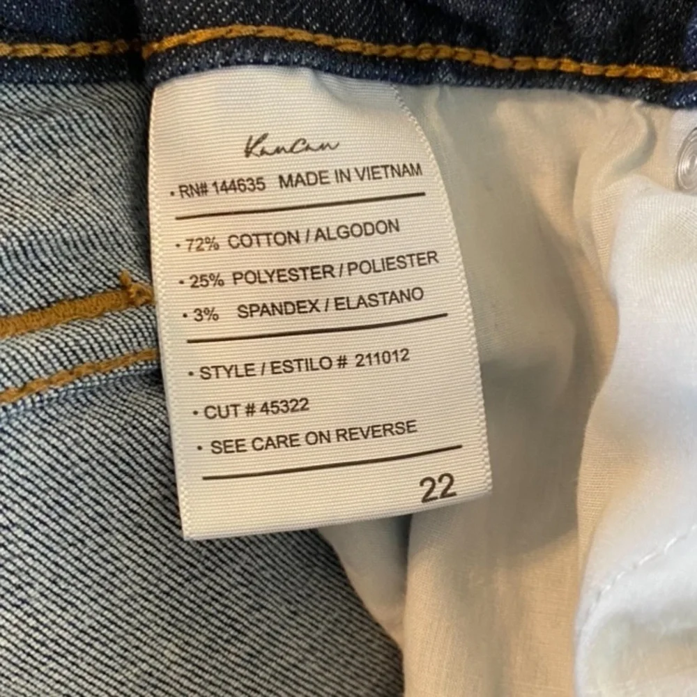 Sold!!!KanCan High Rise Skinny Stretch Jean 5X - Picture 8 of 8